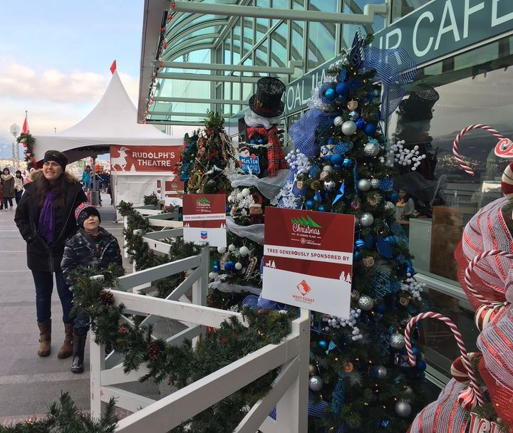 The Avenue of Trees at Christmas at Canada Place is a big hit with kids and adults.