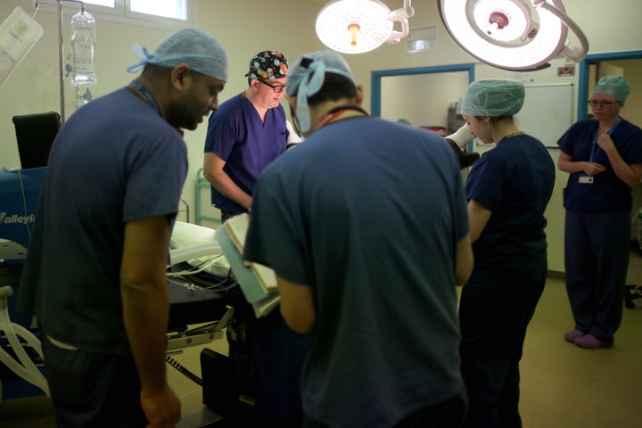 <strong>The number of urgent NHS operations cancelled has reached a record high (file photo)</strong>