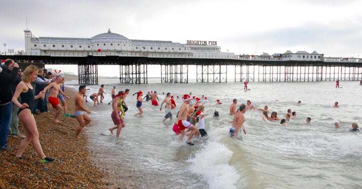 The dash into the sea is a notable Christmas tradition but this year is under threat