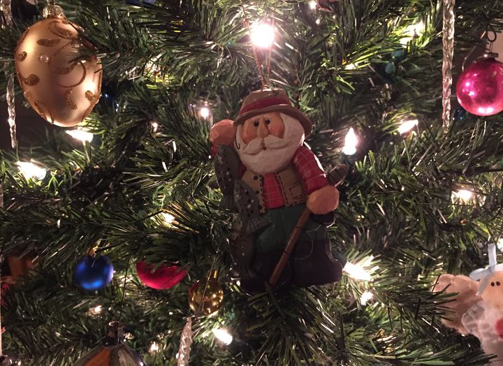 A Christmas Ornament that Eric gifted to his grandfather in 1998 that his grandmother returned to him in 2016 as she downsized. 