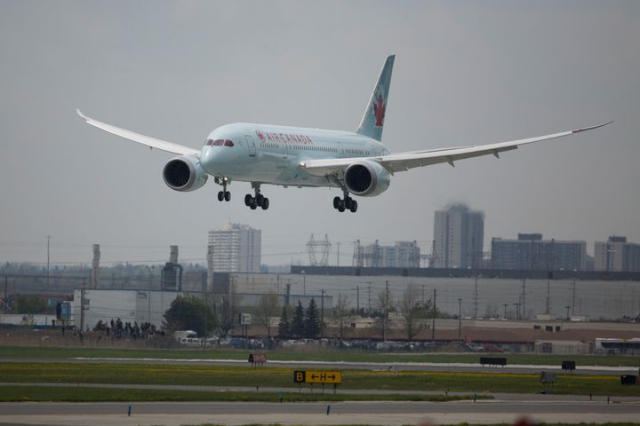 A 10-year-old girl died after becoming ill on a flight from Canada to London. File image.