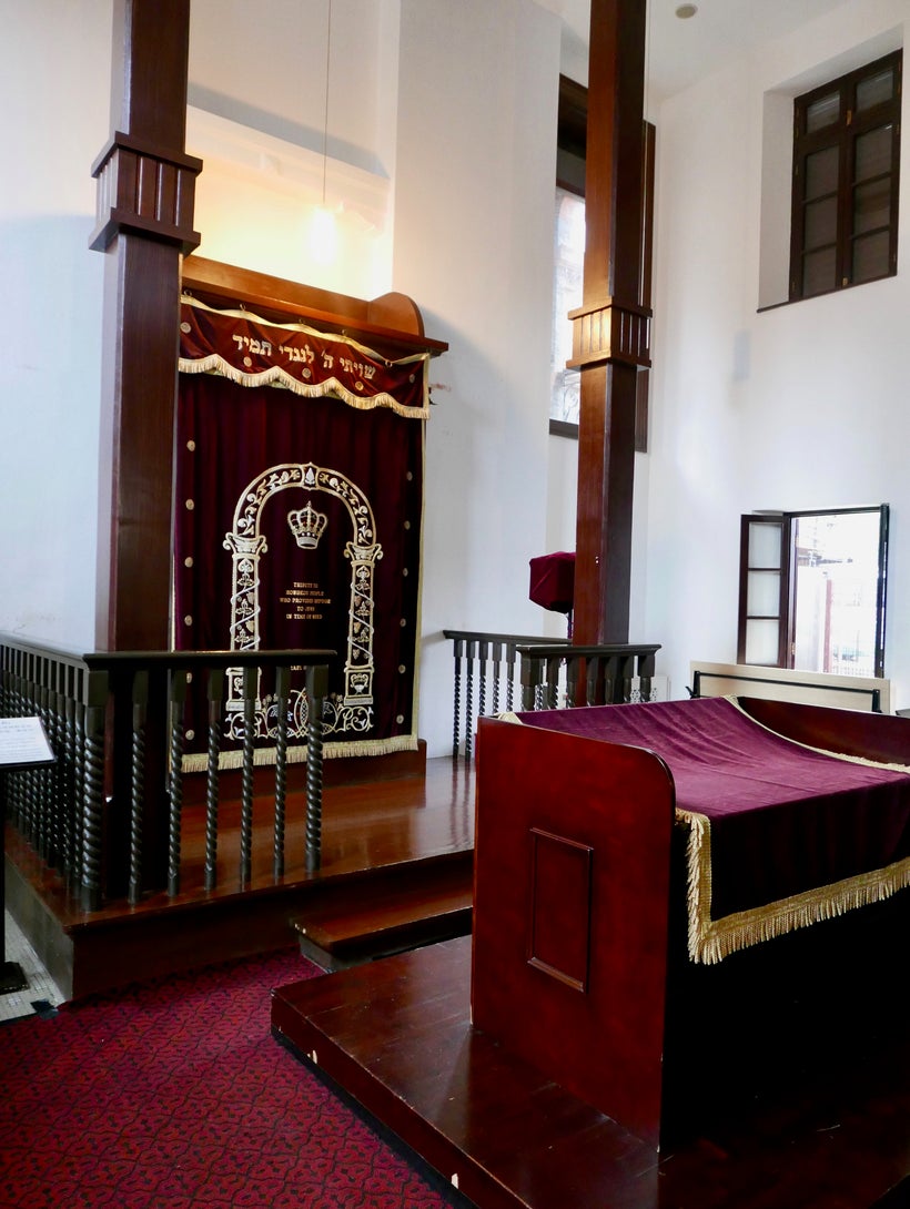 <strong>The Ohel Moshe Synagogue, where Jews escaped the Holocaust in Shanghai.</strong>