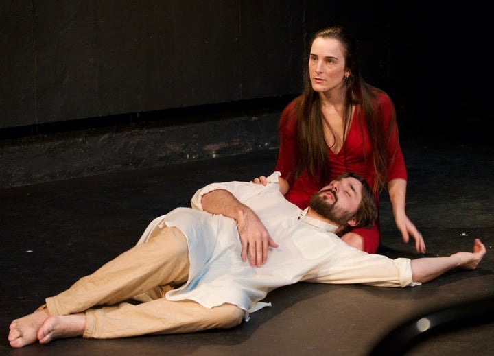 <p>Mary Magdalene (Paloma Muñoz) mulls over her relationship with Jesus (Steffen Alexander Whorton).</p>