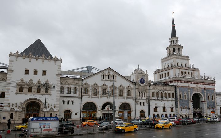 The Kazansky railway terminal was one of the three stations to be evacuated.