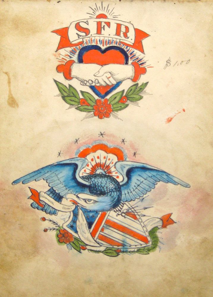 Samuel O’Reilly, "Eagle and shield," ca. 1875–1905. Watercolor, ink, and pencil on paper. Collection of Lift Trucks Project