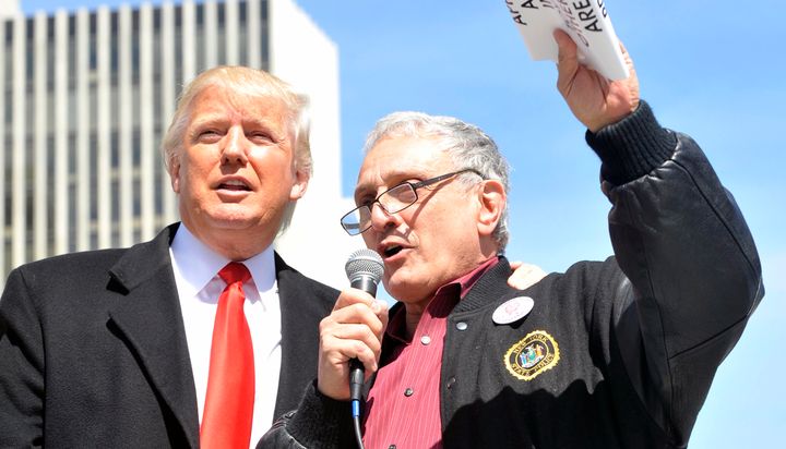 Buffalo real estate developed Carl Paladino was Donald Trump's New York campaign co-chair in 2016. Paladino said his offensive comments about Michelle Obama living with a gorilla, among other things, "had nothing to do with race."