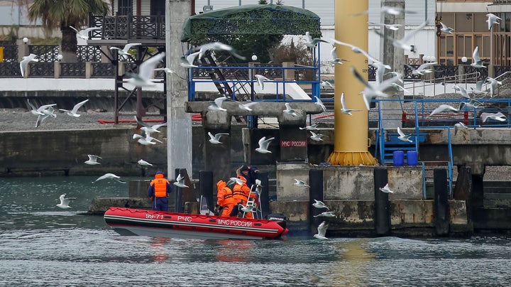 A black box was found in the wreckage of a Russian military plane that crashed on Sunday. Authorities hope it will help ident