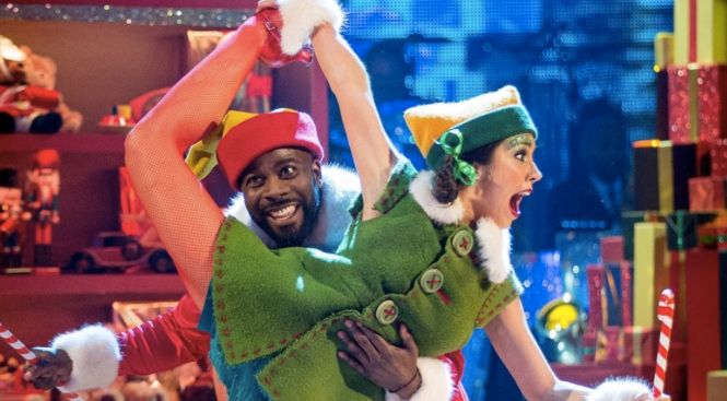 Melvin Odoom and his dancing partner Janette Manrara triumphed in the festive contest
