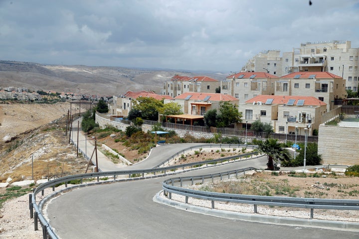 Houses are seen in the West Bank Jewish settlement of Maale Adumim May 24, 2016.