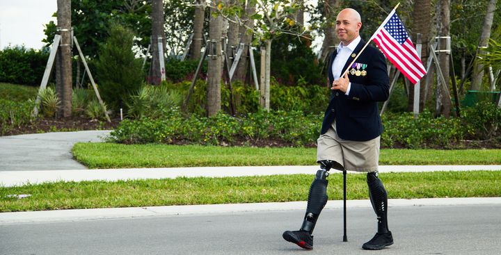 Brian Mast lost both his legs in 2010 after he was struck by an IED in Afghanistan. In November, he was elected to serve Florida's 18th Congressional District in the U.S. House of Representatives.