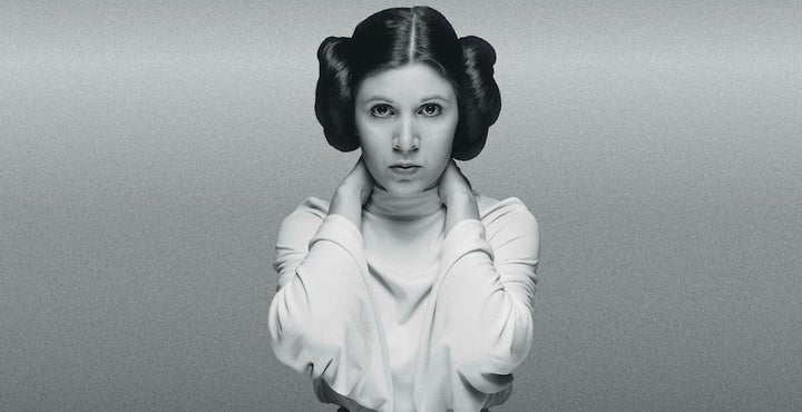 Carrie Fisher as Star Wars' Princess Leia