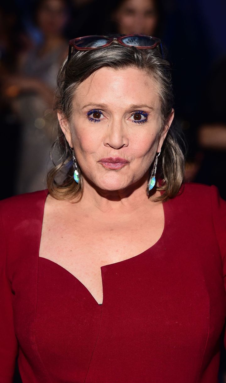 Carrie suffered a heart attack on a plane last week