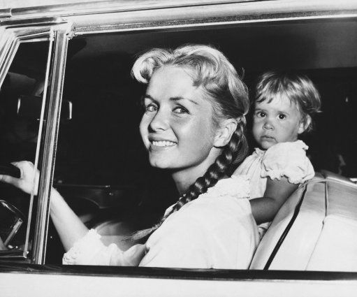 Carrie Fisher as a baby with mother Debbie Reynolds