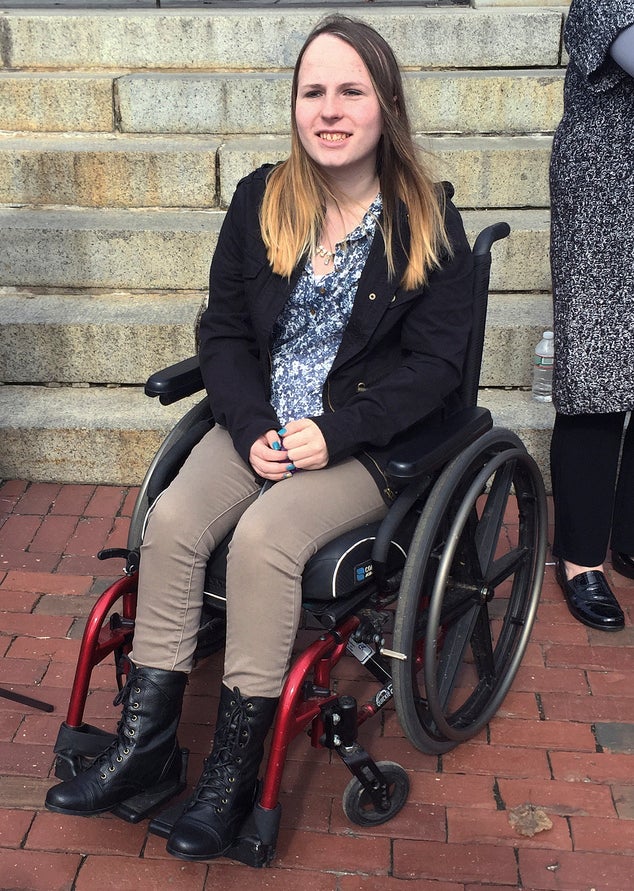 <p>Since Leaving Boston Children’s, Justina Pelletier has been confined to a wheel chair. </p>