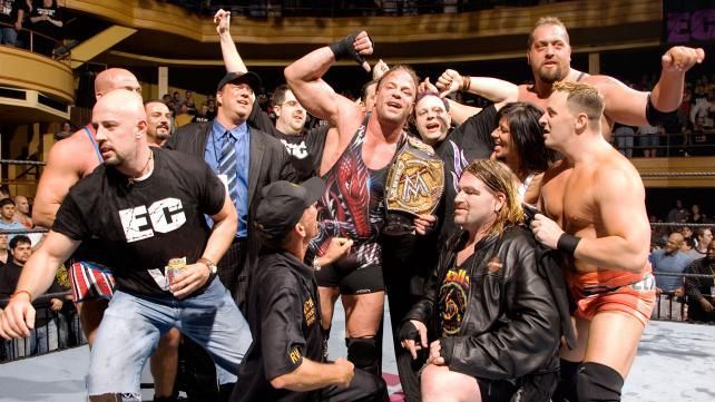 <p>Rob Van Dam shocked the world when he became a World Champion by beating John Cena back in 2006.</p>