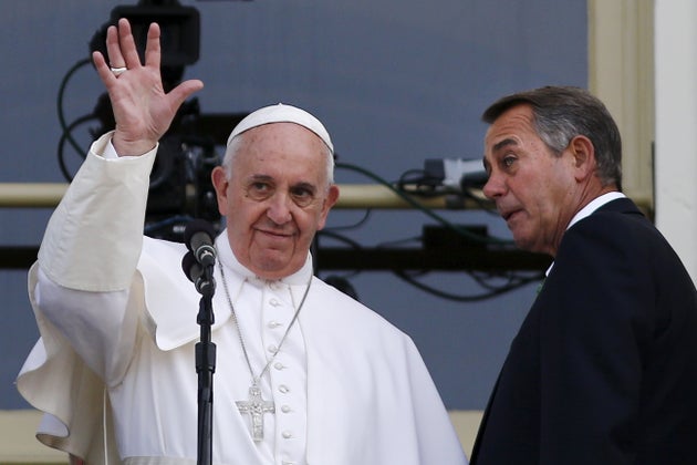 Pope Francis was addressing Congress but speaking to the