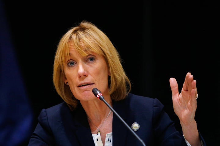 New Hampshire Gov. Maggie Hassan has called for a halt on admitting Syrian refugees.