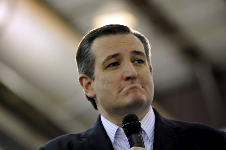 Cruz stood in a chapel on Monday and carefully didn't preach against white supremacism.