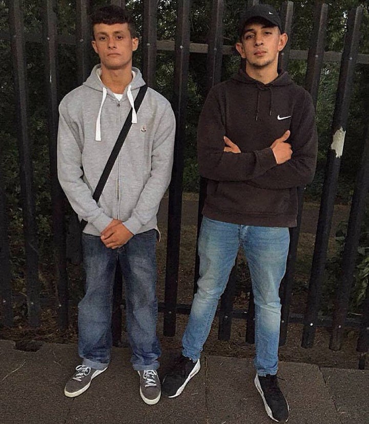 Reigan Knight (l) and Liam Phillips (r) who have died after a car crash