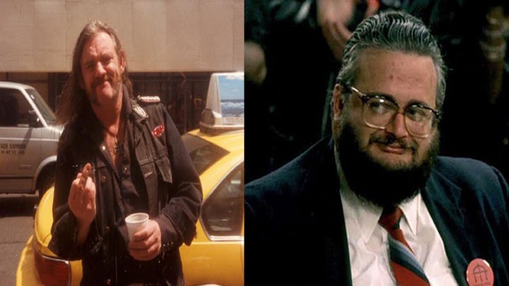 Lemmy Kilmister on the set of “Tromeo & Juliet” / Joe Fleishaker on the set of “The Toxic Avenger Part 3”