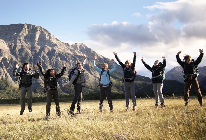 Millennials, Earthwatch Participants, and the Author on the Earthwatch Project Restoring Fire and Wolves to the Canadian Rockies