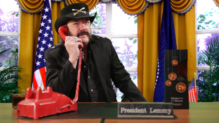 Lemmy’s final movie role as President of the United States in Troma’s upcoming release “Return to Return to Nuke ‘Em High aka Vol. 2”