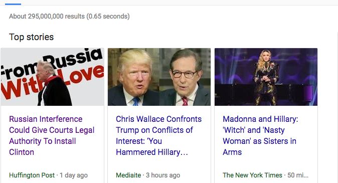 SURPRISE! That moment when you wake up to realize yours is the top story on Google News. 