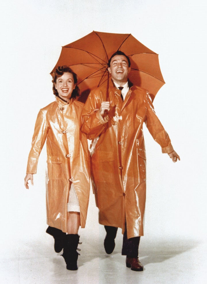 With Gene Kelly in 'Singin' In The Rain'