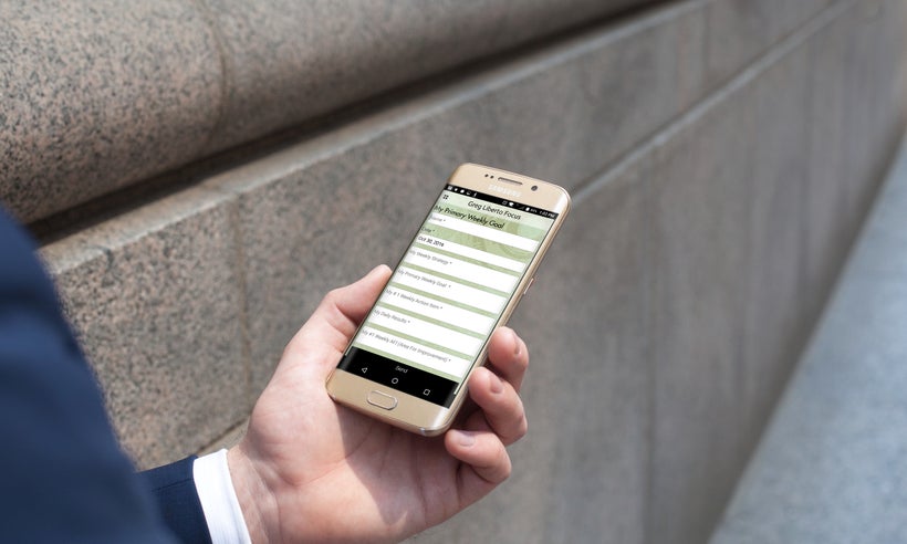 Greg Liberto Focus Mobile App
