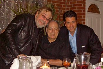 <p><strong><em>Music as the food of love: The late great producer Phil Ramone, Sonny Grosso and singer Lou Moneta</em></strong></p>