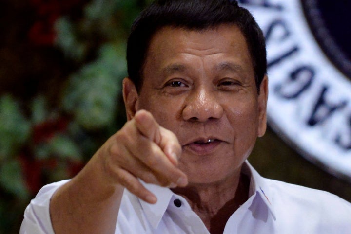 Philippine President Rodrigo Duterte claimed he once hurled a man suspected of rape and murder out of a helicopter.