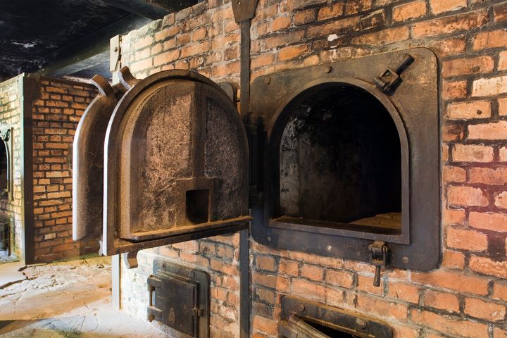 <strong>Reconstructed crematorium ovens.</strong>