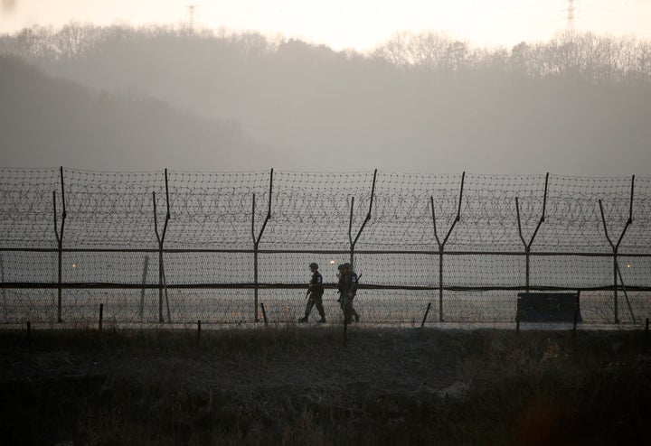 It's unusual for a North Korean to cross the heavily mined demilitarized zone, lined with barbed wire and soldiers on both sides.