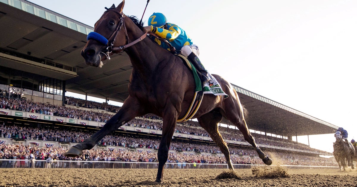 Take a 360-degree GoPro ride on winning horse American Pharoah - CNET