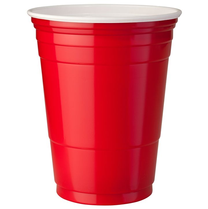 The famous red cup.