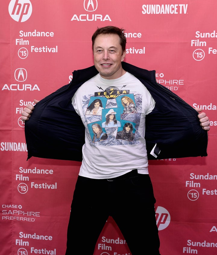 Elon Musk, CEO & Chief Product Architect of Tesla Moters, attends the premiere of "Racing Extinction" during the 2015 Sundance Film Festival on Saturday, Jan. 24, 2015, in Park City, Utah.