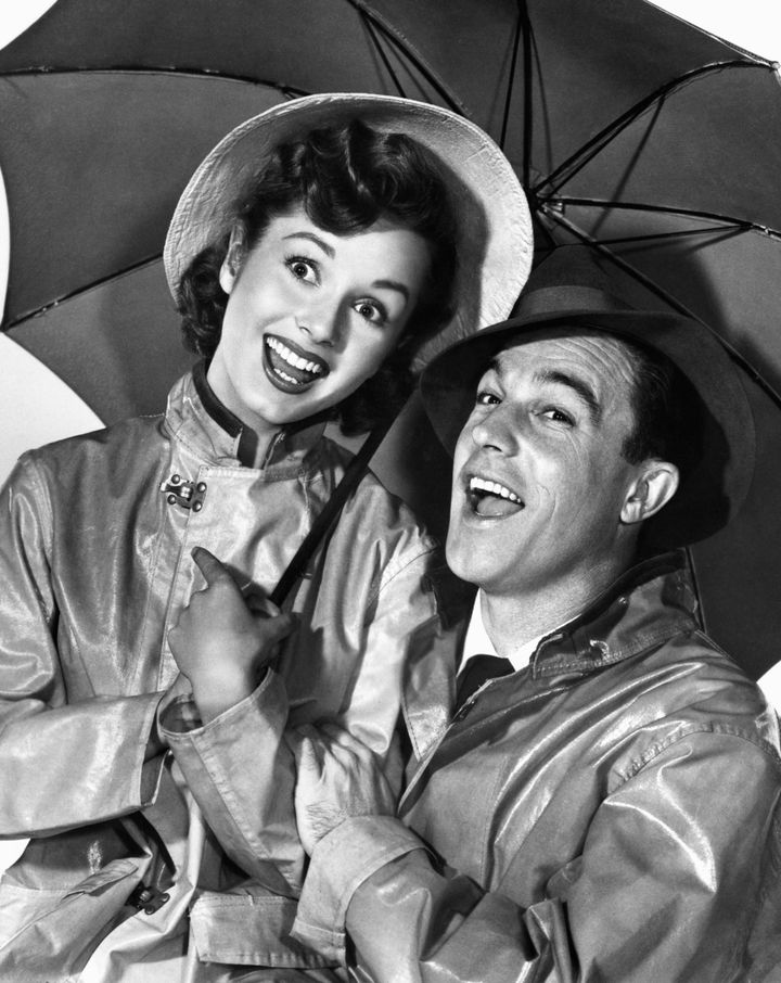 Debbie Reynolds and Gene Kelly in the 1952 movie ‘Singin' in the Rain.'