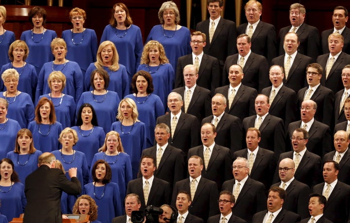 About 215 of the 360 members of the Mormon Tabernacle Choir are expected to sing at Donald Trump's presidential inauguration on Jan. 20.