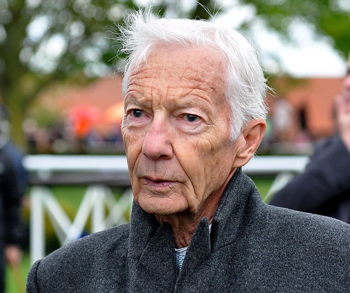 Former jockey Lester Piggott at Newmarket Races.