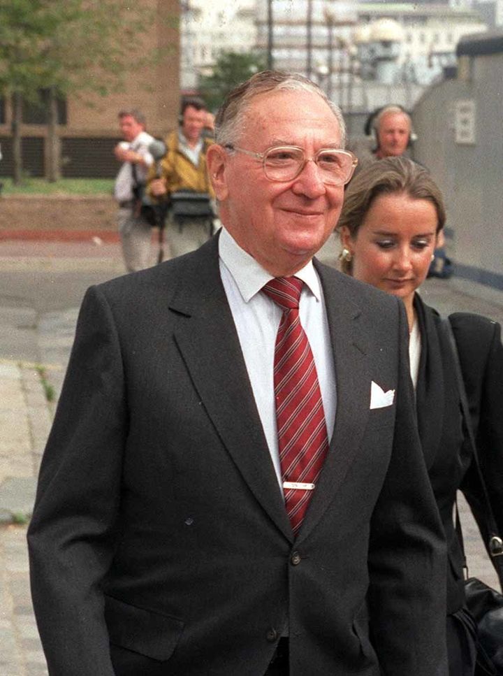 Jack Lyons arriving at Southwark Crown Court.