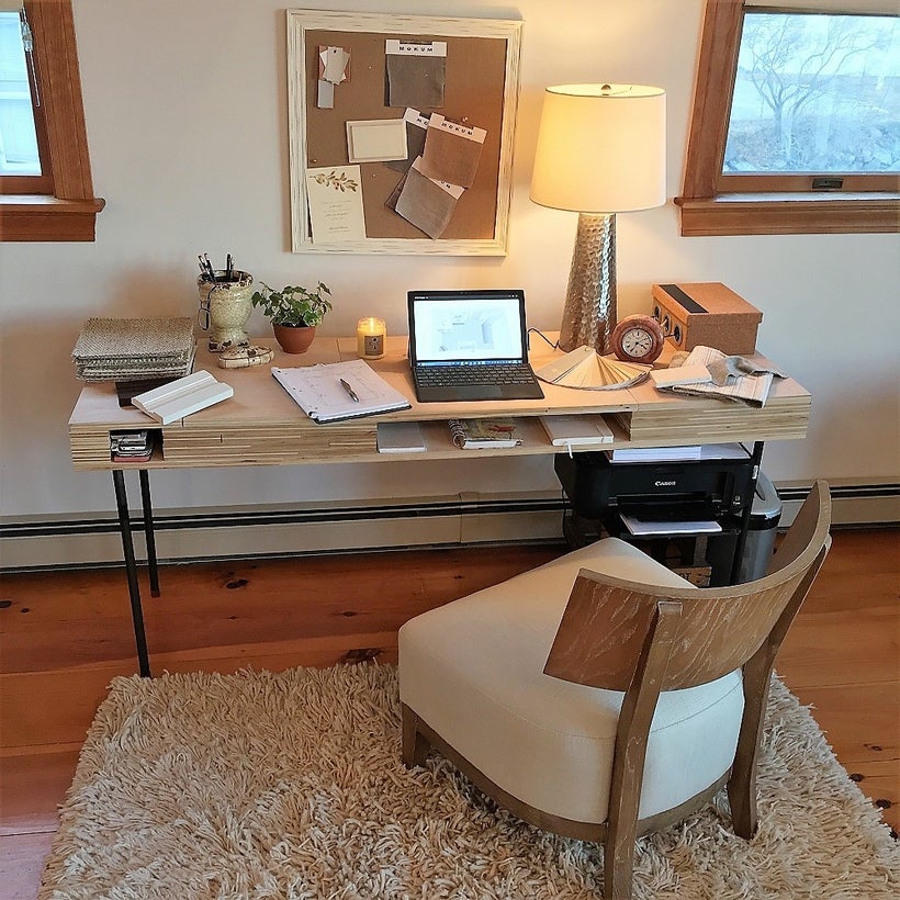organized home office desk