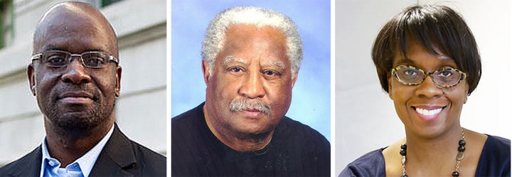 <p>LEFT TO RIGHT: Lee Bey, Melvin Mitchell, Toni Griffin.</p>