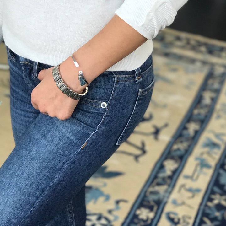 It’s always cuffing season: sporting my Sterling Silver Tassel Cuff in Teal