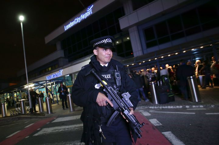 Armed police will also be a fixture on the capital’s Tube trains and other transport