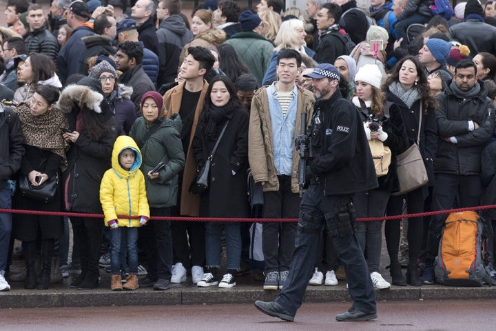 Thousands of police officers will provide a protective ring around London’s set-piece firework display