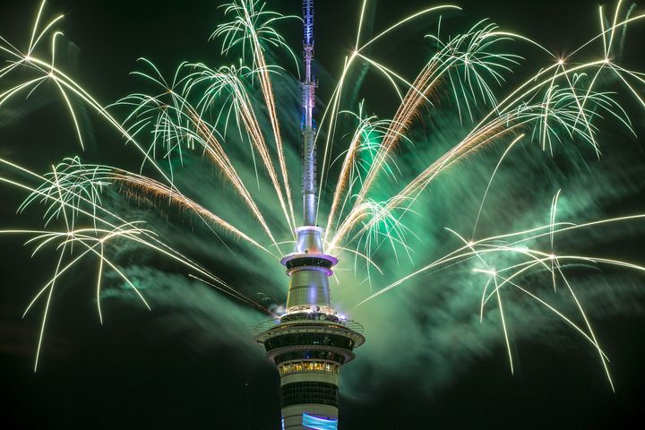 New Zealanders became the first to welcome 2017 on Saturday in great style