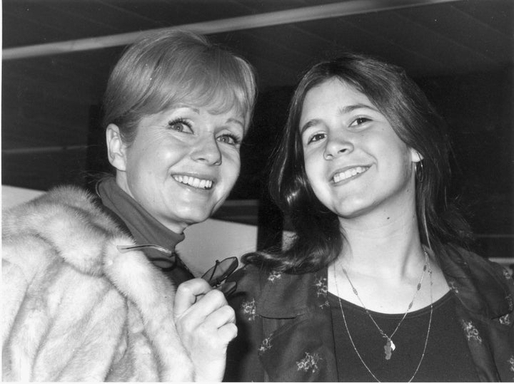 Debbie Reynolds and Carrie Fisher in 1972.