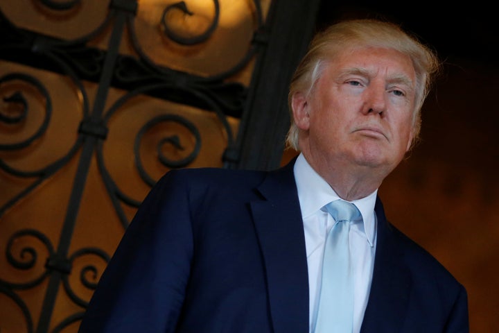 President-elect Donald Trump played golf Saturday at one of his resorts not far from his Palm Beach Mar-a-Lago resort, but he