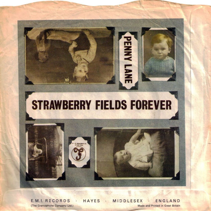 “Strawberry Fields Forever”/”Penny Lane” record sleeve