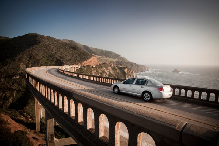 The road along the Big Sur coast can be treacherous.